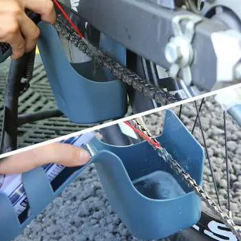 1 Комплект Полезной высокопрочной пластиковой щетки для чистки велосипедных цепей с маслом, коробка, набор аксессуаров для велосипеда