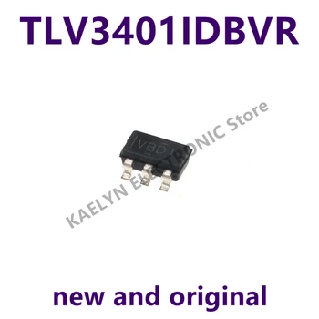 10 шт./лот, новый и оригинальный компаратор TLV3401IDBVR TLV3401, CMOS общего назначения, с открытым сливом SOT-23-5