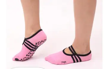 100 пар/лот FedEx быстрые женские спортивные носки в корейском стиле, Нескользящие Хлопчатобумажные носки, женские балетные носки для танцев