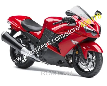 12 13 14 15 ZX-14R Для Kawasaki Ninja ZX14R ZZR1400 2012-2015 Красный Черный ABS Комплект мотоциклетных обтекателей (литье под давлением)