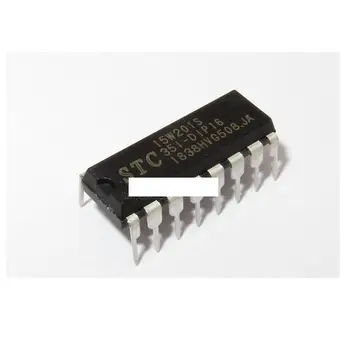 15 шт. микросхема микроконтроллера STC15W201S-35I-DIP16, интегральная схема IC