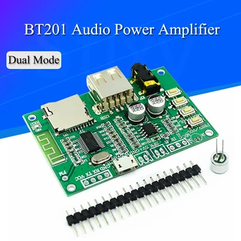 BT201 Двухрежимный 5,0 Bluetooth Аудио Усилитель мощности Без Потерь Плата Модуль Tf Карта U Диск Ble Spp Последовательный Порт Прозрачный Транс