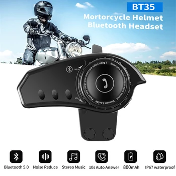 BT31 Мотоциклетный Bluetooth-шлем Гарнитура BT 5,0 Громкой связи с микрофоном Стерео Водонепроницаемые наушники с шумоподавлением