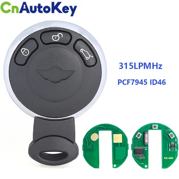 CN006035 Вторичный рынок 3 Кнопки 315 МГц ASK ID46 PCF7945 Пульт Дистанционного Управления Для BMW Mini Cooper Smart Key С Логотипом/Без логотипа