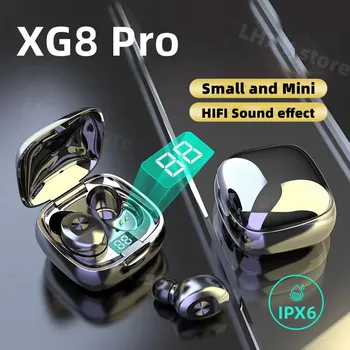 XG8 TWS Digital 5.2 Беспроводная гарнитура Bluetooth, Спортивная гарнитура, Сенсорные Мини Беспроводные наушники Bluetooth, Наушники с шумоподавлением