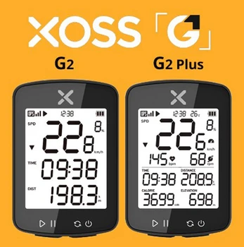 XOSS G2 Plus Беспроводной Велосипедный Компьютер GPS Дорожный Велосипедный Спидометр Водонепроницаемый MTB ANT + Cadence Speed Smart