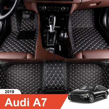 Автомобильный коврик для пола на заказ для Audi A7 2019 Аксессуары для интерьера Экологичный толстый ковер на заказ для левого и правого привода