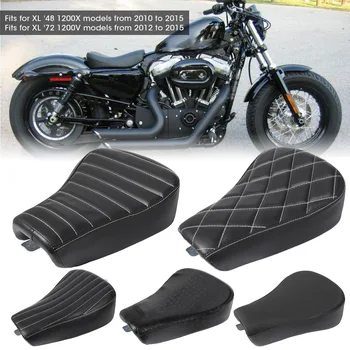 Аксессуары для мотоциклов модифицированная кожаная подушка для одного мягкого сиденья Harley XL 1200 883 72 48 новая подушка для сиденья