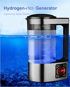 Бытовой очиститель воды, насыщенный водородом Электрический Чайник, генератор здоровой воды, Электролизная машина для нагрева воды