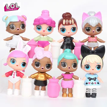 Куклы Lol, игрушки для девочек, подарок-сюрприз, Куколка, игрушки для девочек, Кукла Lol, Сюрпризы, Подарок детям на день рождения, Игрушки 8 см для детей