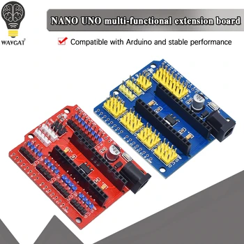 Многоцелевая плата расширения NANO и UNO ATMEGA328 Обучающая плата для arduino nano 3.0 WAVGAT