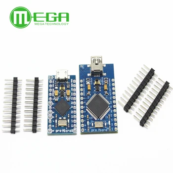 Модуль Pro Micro ATMEGA32U4 5V/16MHZ с загрузчиком для arduino MINI USB/Micro USB с 2-рядным контактным разъемом для arduino
