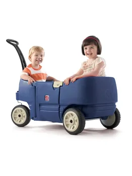 Универсал Step2 для двоих плюс детский фургон, синий