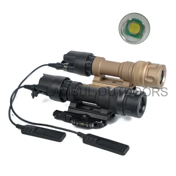 Фонарик M600 M952 LED Light 400 Люмен с креплением QD M93 Mouse Tail Оружейный фонарь Scout Light Охотничий фонарь для стробоскопа AR15